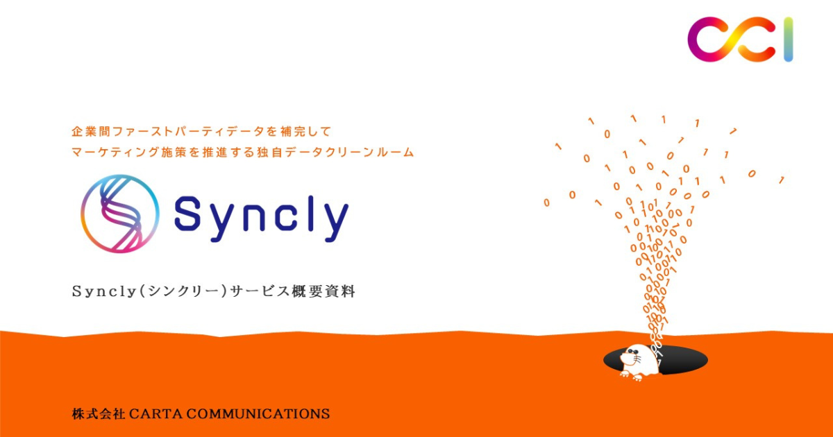 独自データクリーンルームサービス「Syncly（シンクリー）」